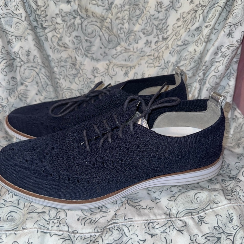 Cole Haan Blue Oxford Shoes